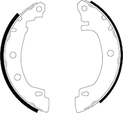 Textar 91049500 - Brake Shoe Set onlydrive.pro