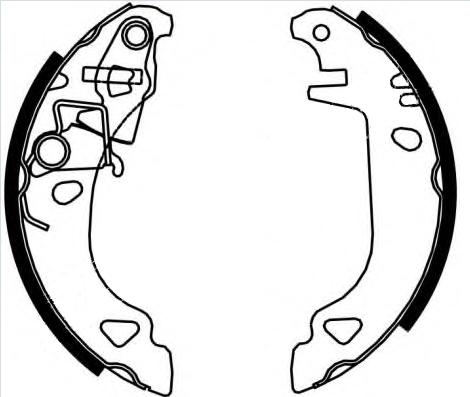 Textar 91049200 - Brake Shoe Set onlydrive.pro