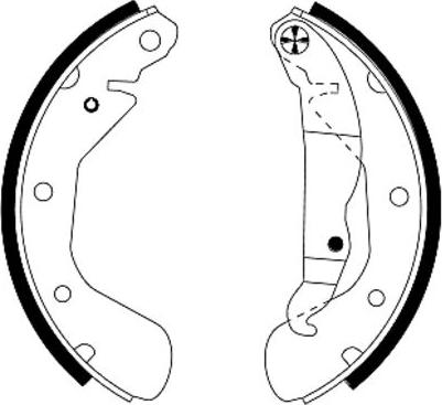 Textar 91044900 - Brake Shoe Set onlydrive.pro