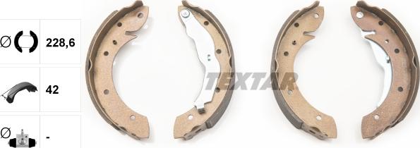 Textar 91044000 - Brake Shoe Set onlydrive.pro