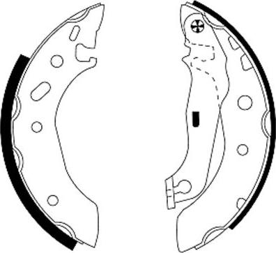 Textar 91048800 - Brake Shoe Set onlydrive.pro