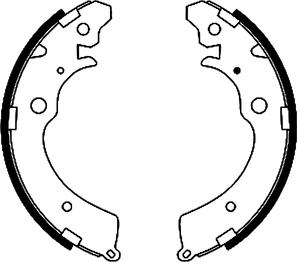 Textar 91042300 - Brake Shoe Set onlydrive.pro