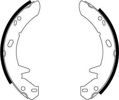 Textar 91055700 - Brake Shoe Set, parking brake onlydrive.pro