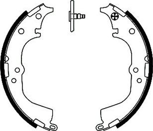 Textar 91050900 - Brake Shoe Set onlydrive.pro