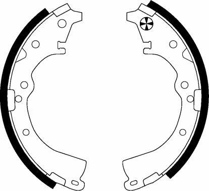 Textar 91051100 - Brake Shoe Set onlydrive.pro