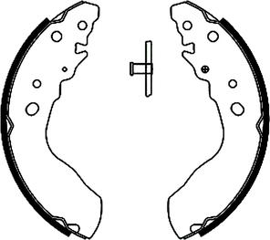 Textar 91051300 - Brake Shoe Set onlydrive.pro