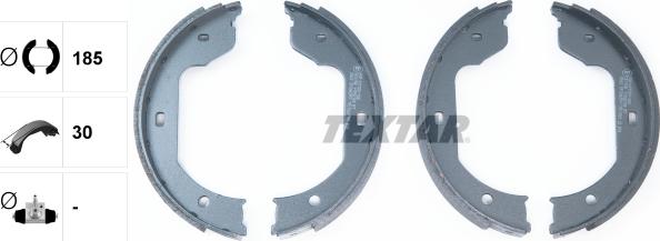 Textar 91058700 - Brake Shoe Set, parking brake onlydrive.pro