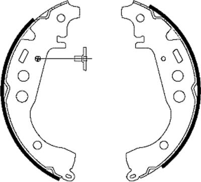 Textar 91053500 - Brake Shoe Set onlydrive.pro