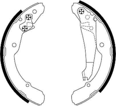 Textar 91052400 - Brake Shoe Set onlydrive.pro