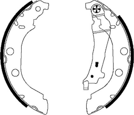 Textar 91052600 - Brake Shoe Set onlydrive.pro