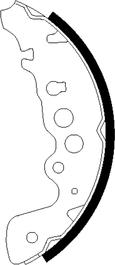 Textar 91057600 - Brake Shoe Set onlydrive.pro