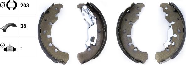 Textar 91065300 - Brake Shoe Set onlydrive.pro