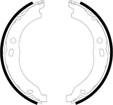 Textar 91066700 - Brake Shoe Set, parking brake onlydrive.pro