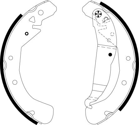 Textar 91060100 - Brake Shoe Set onlydrive.pro