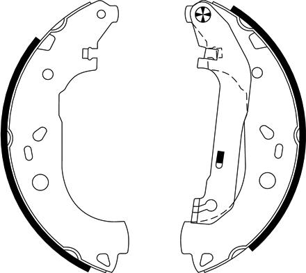 Textar 91061400 - Brake Shoe Set onlydrive.pro