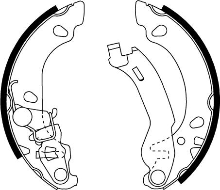 Textar 91061000 - Brake Shoe Set onlydrive.pro