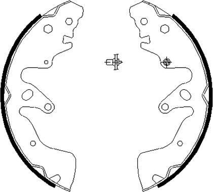 Textar 91068700 - Brake Shoe Set onlydrive.pro