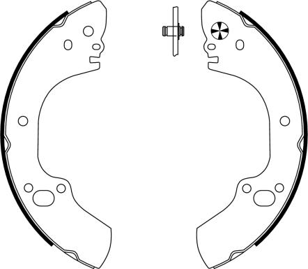 Textar 91063400 - Brake Shoe Set onlydrive.pro