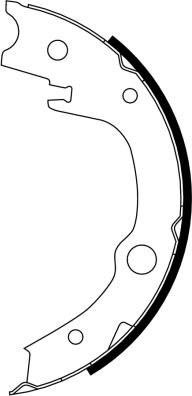 Textar 91063200 - Brake Shoe Set, parking brake onlydrive.pro