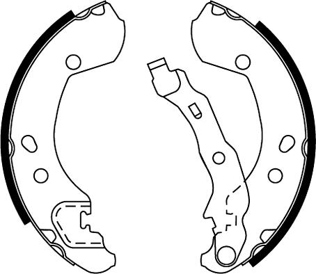 Textar 91062600 - Brake Shoe Set onlydrive.pro