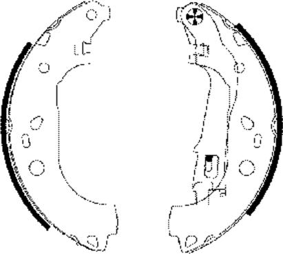 Textar 91062000 - Brake Shoe Set onlydrive.pro