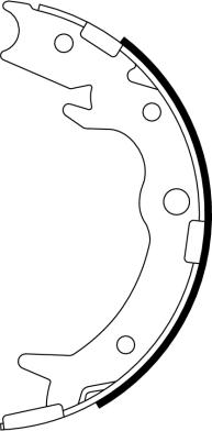 Textar 91062800 - Brake Shoe Set, parking brake onlydrive.pro