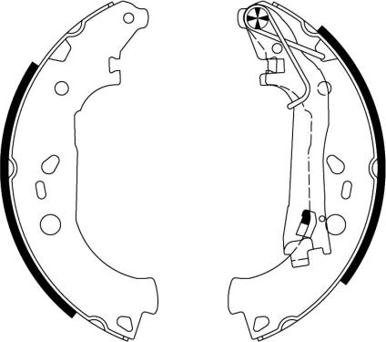 Textar 91067600 - Brake Shoe Set onlydrive.pro