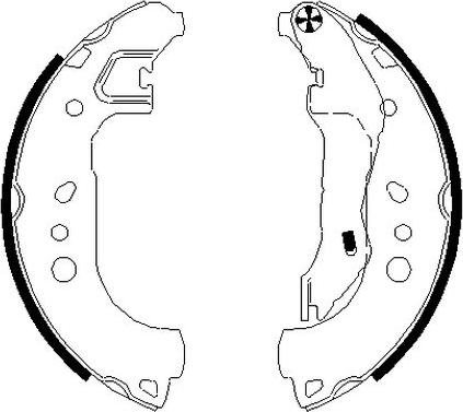 Textar 91080100 - Brake Shoe Set onlydrive.pro