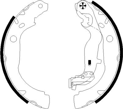 Textar 91082900 - Brake Shoe Set onlydrive.pro