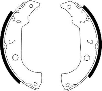 Textar 91037000 - Brake Shoe Set onlydrive.pro