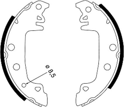 Textar 91029200 - Brake Shoe Set onlydrive.pro