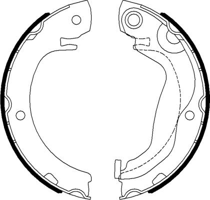 Textar 91077300 - Brake Shoe Set, parking brake onlydrive.pro