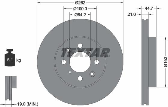 Textar 92060903 - Piduriketas onlydrive.pro