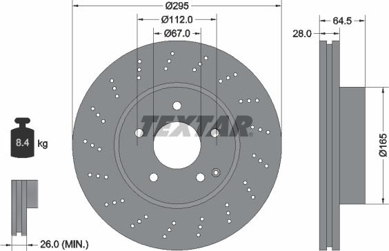 Textar 92165003 - Bremžu diski onlydrive.pro