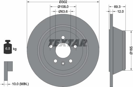 Textar 92168403 - Piduriketas onlydrive.pro