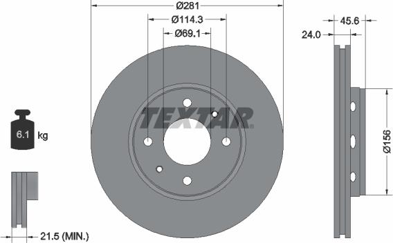 Textar 92100403 - Piduriketas onlydrive.pro