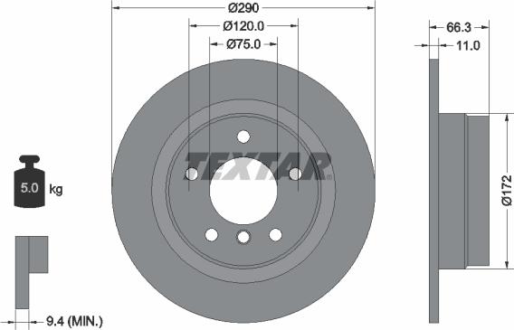 Textar 92261003 - Piduriketas onlydrive.pro