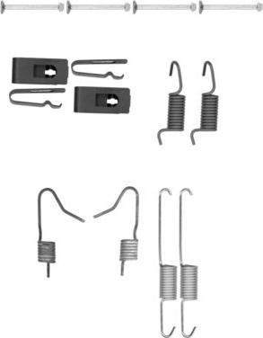 Textar 97036900 - Accessory Kit, parking brake shoes onlydrive.pro