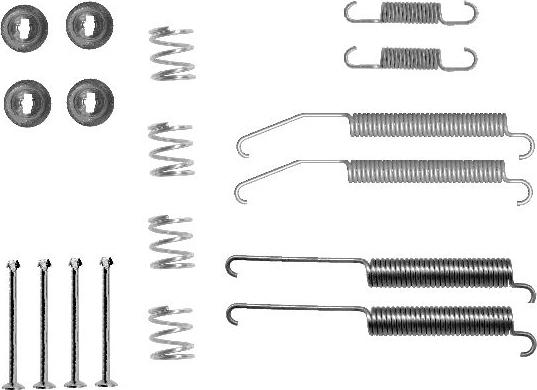 Textar 97031400 - Accessory Kit, brake shoes onlydrive.pro