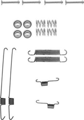 Textar 97032600 - Accessory Kit, brake shoes onlydrive.pro