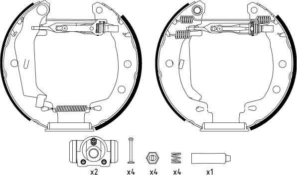 Textar 84049501 - Piduriklotside komplekt onlydrive.pro