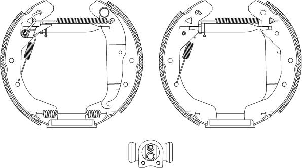 Textar 84049001 - Brake Shoe Set onlydrive.pro