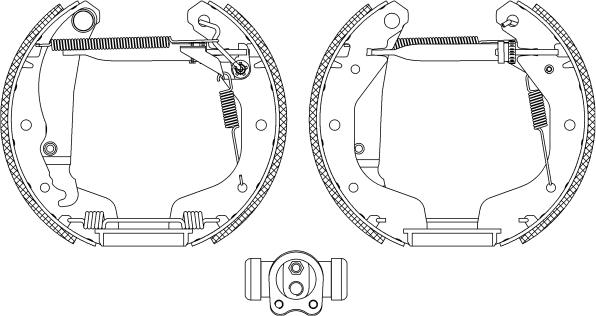 Textar 84044903 - Brake Shoe Set onlydrive.pro