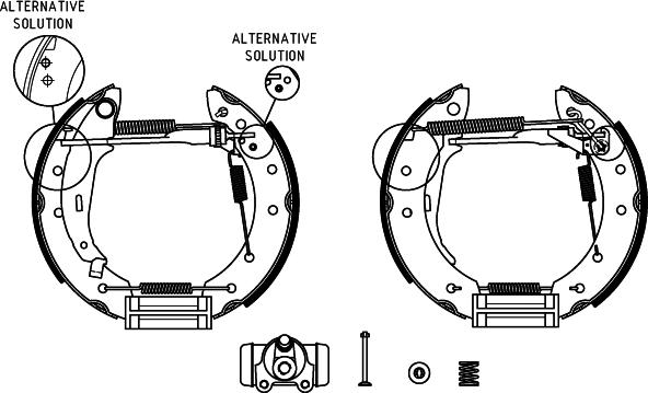 Textar 84048002 - Brake Shoe Set onlydrive.pro