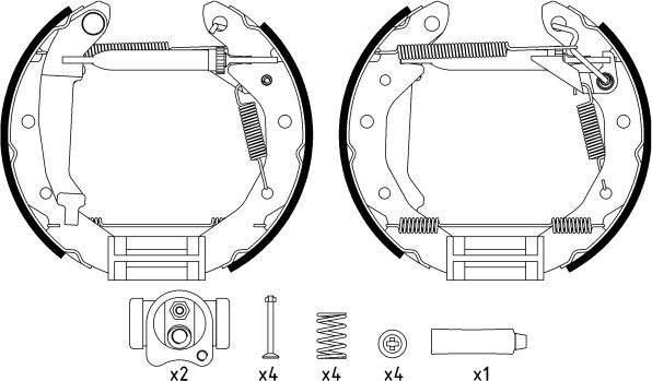 Textar 84054000 - Bremžu loku komplekts onlydrive.pro