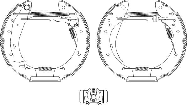 Textar 84053901 - Brake Shoe Set onlydrive.pro