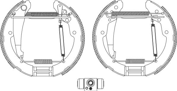 Textar 84052400 - Brake Shoe Set onlydrive.pro