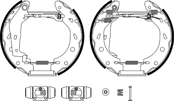 Textar 84057402 - Bremžu loku komplekts onlydrive.pro