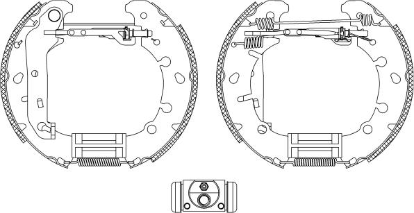 Textar 84057300 - Brake Shoe Set onlydrive.pro