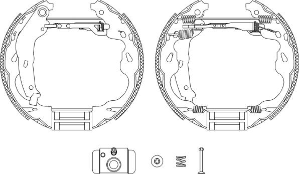 Textar 84064500 - Brake Shoe Set onlydrive.pro